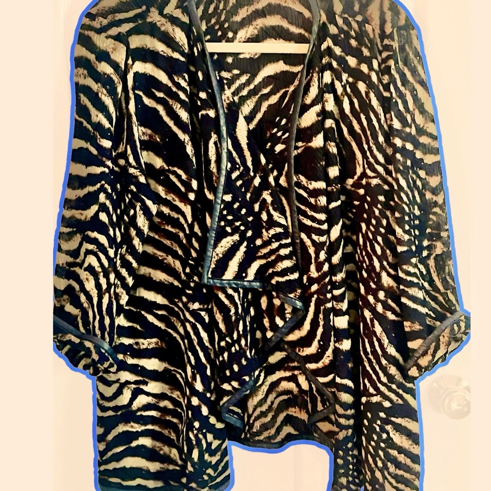 Animal print jacket